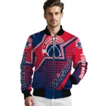 personalized washington wizards star burst blue bomber jacket best selling