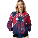 personalized washington wizards star burst blue bomber jacket best selling