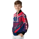 personalized washington wizards star burst blue bomber jacket best selling