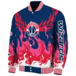 personalized washington wizards winged blaze blue white varsity jacket best selling.webp
