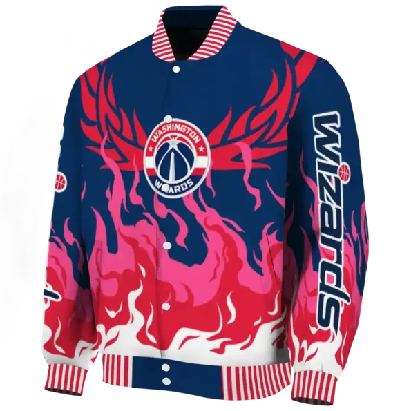 personalized washington wizards winged blaze blue white varsity jacket best selling.webp