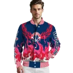 personalized washington wizards winged blaze blue white varsity jacket best selling.webp