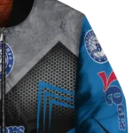 philadelphia 76ers arrow layer blue black bomber jacket best selling