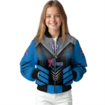 philadelphia 76ers arrow layer blue black bomber jacket best selling