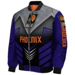 phoenix suns arrow layer purple black bomber jacket best selling