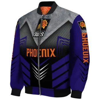 phoenix suns arrow layer purple black bomber jacket best selling