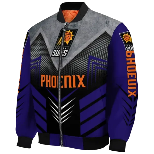 phoenix suns arrow layer purple black bomber jacket best selling