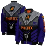phoenix suns arrow layer purple black bomber jacket best selling