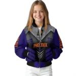 phoenix suns arrow layer purple black bomber jacket best selling