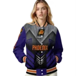 phoenix suns arrow layer purple black varsity jacket best selling.webp