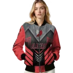 portland trail blazers arrow layer red black bomber jacket best selling