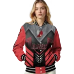 portland trail blazers arrow layer red black varsity jacket best selling.webp
