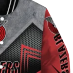 portland trail blazers arrow layer red black varsity jacket best selling.webp