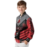 portland trail blazers arrow layer red black varsity jacket best selling.webp