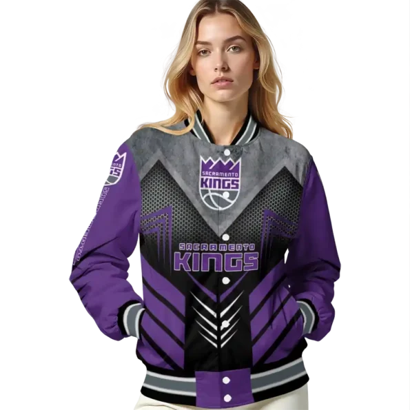 sacramento kings arrow layer purple black varsity jacket latest model.webp