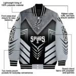 san antonio spurs arrow layer silver black varsity jacket best selling.webp