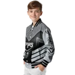 san antonio spurs arrow layer silver black varsity jacket best selling.webp