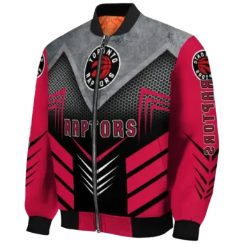 toronto raptors arrow layer red black bomber jacket best selling