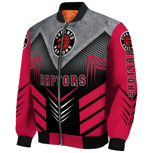 toronto raptors arrow layer red black bomber jacket best selling
