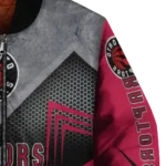 toronto raptors arrow layer red black bomber jacket best selling