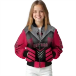 toronto raptors arrow layer red black bomber jacket best selling