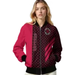 toronto raptors triple side stripes red black bomber jacket best selling