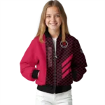 toronto raptors triple side stripes red black bomber jacket best selling