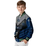 utah jazz arrow layer navy black varsity jacket best selling.webp