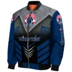 washington wizards arrow layer blue black bomber jacket best selling