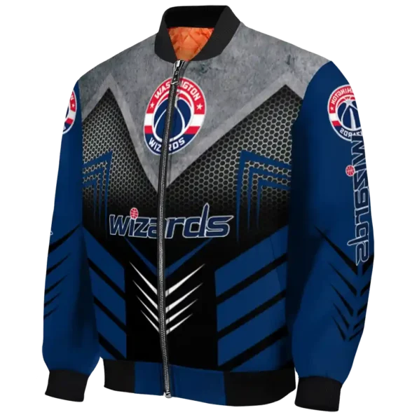 washington wizards arrow layer blue black bomber jacket best selling