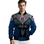 washington wizards arrow layer blue black bomber jacket best selling