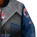 washington wizards arrow layer blue black bomber jacket best selling