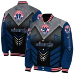 washington wizards arrow layer blue black varsity jacket best selling.webp