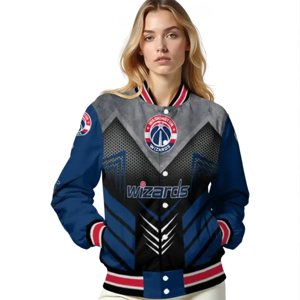 washington wizards arrow layer blue black varsity jacket latest model.webp