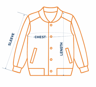 varsity jacket sizing nba fan pro